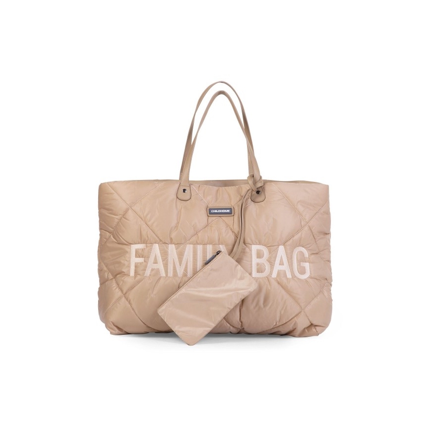 Childhome - Σακ βουαγιάζ ταξιδιού FAMILY BAG PUFFERED κρεμ
