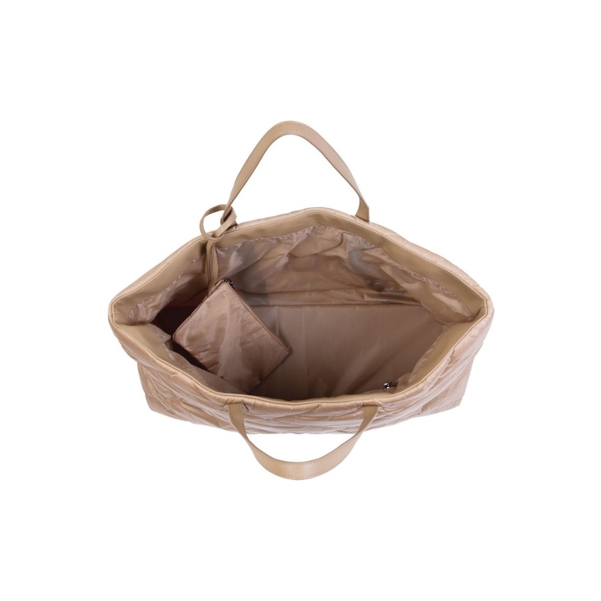 Childhome - Σακ βουαγιάζ ταξιδιού FAMILY BAG PUFFERED κρεμ