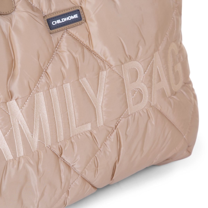 Childhome - Σακ βουαγιάζ ταξιδιού FAMILY BAG PUFFERED κρεμ