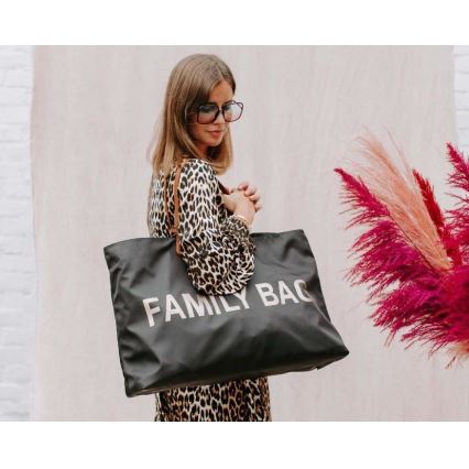 Childhome - Σακ βουαγιάζ ταξιδιού FAMILY BAG μαύρο