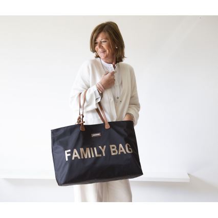 Childhome - Σακ βουαγιάζ ταξιδιού FAMILY BAG μαύρο