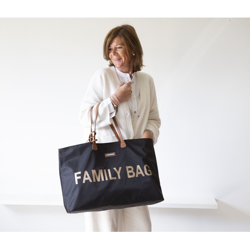 Childhome - Σακ βουαγιάζ ταξιδιού FAMILY BAG μαύρο