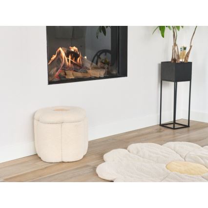 Childhome - Σκαμπό ΛΟΥΛΟΥΔΙΑ διάμετρος 35 cm κρεμ
