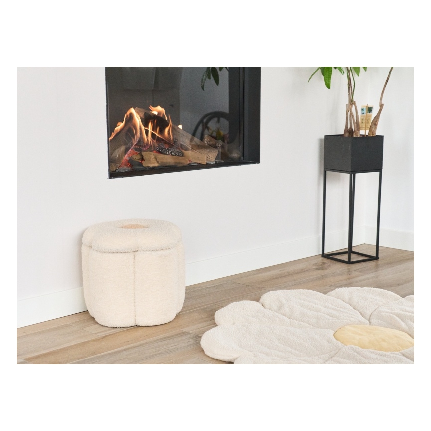 Childhome - Σκαμπό ΛΟΥΛΟΥΔΙΑ διάμετρος 35 cm κρεμ