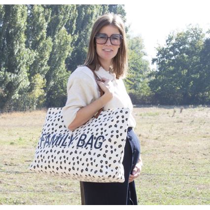 Childhome - Τσάντα αλλαγής FAMILY BAG leopard