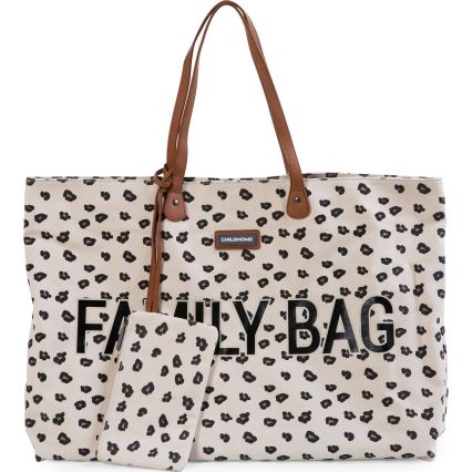 Childhome - Τσάντα αλλαγής FAMILY BAG leopard