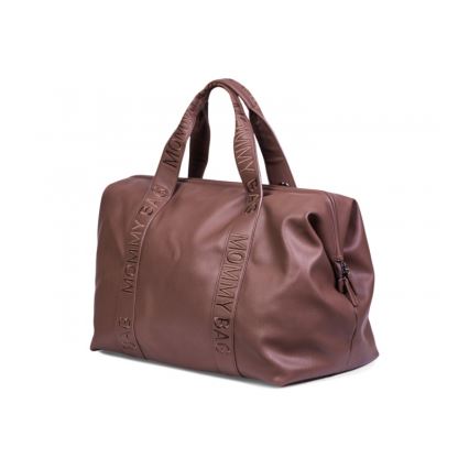 Childhome - Τσάντα αλλαγής ρούχων MOMMY BAG LEATHER καφέ