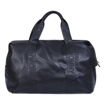 Childhome - Τσάντα αλλαγής ρούχων MOMMY BAG LEATHER μαύρο