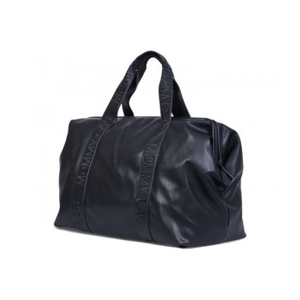 Childhome - Τσάντα αλλαγής ρούχων MOMMY BAG LEATHER μαύρο