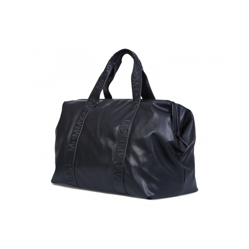 Childhome - Τσάντα αλλαγής ρούχων MOMMY BAG LEATHER μαύρο