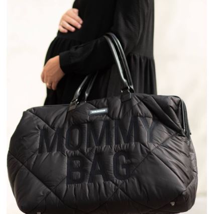 Childhome - Τσάντα αλλαγής ρούχων MOMMY BAG PUFFERED μαύρο