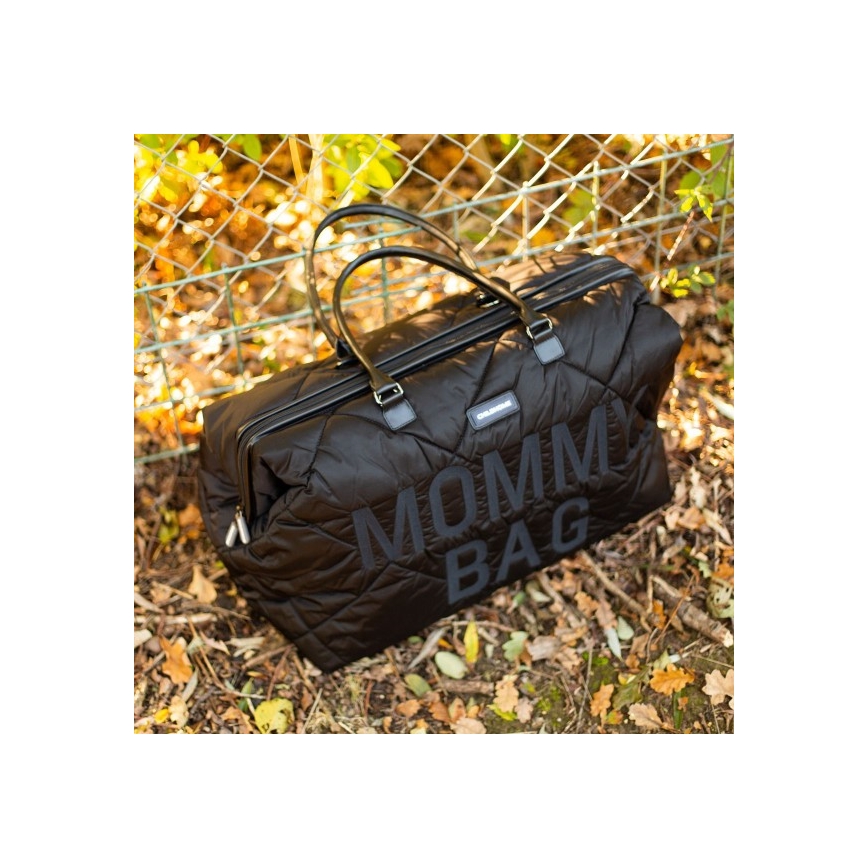 Childhome - Τσάντα αλλαγής ρούχων MOMMY BAG PUFFERED μαύρο