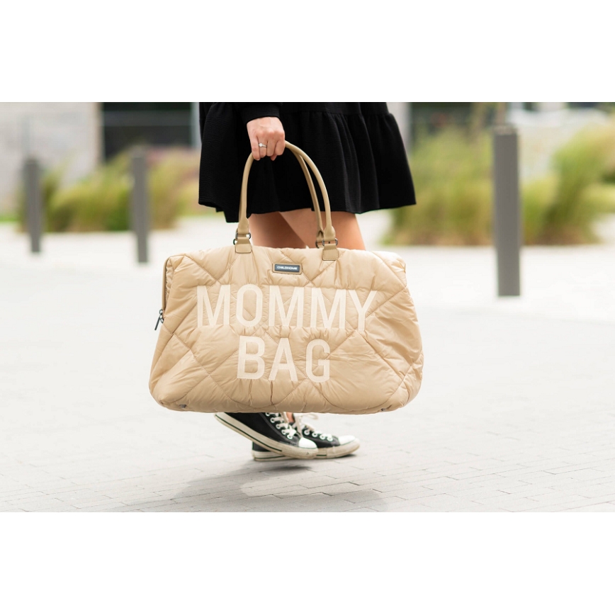 Childhome - Τσάντα αλλαγής ρούχων MOMMY BAG PUFFERED μπεζ