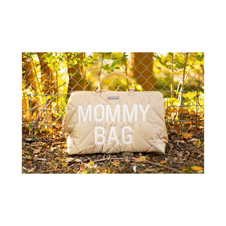 Childhome - Τσάντα αλλαγής ρούχων MOMMY BAG PUFFERED μπεζ