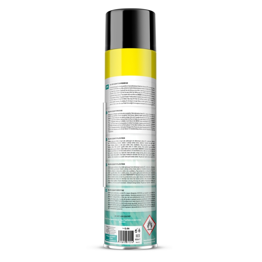 CLEAN IT CL-104 - Σπρέι πεπιεσμένου αέρα τον καθαρισμό ηλεκτρονικών συσκευών 600 mm