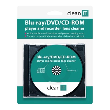 CLEAN IT CL-320 - Καθαριστικό CD για συσκευές αναπαραγωγής Blu-ray/DVD/CD-ROM