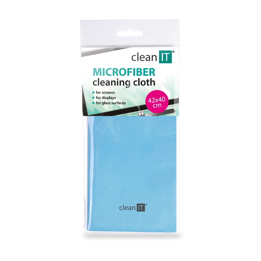 CLEAN IT CL-700 - Πανί καθαρισμού με μικροϊνες 40x42 cm μπλε