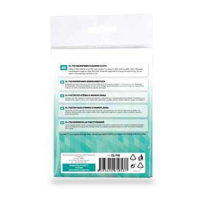 CLEAN IT CL-710 - Πανί καθαρισμού με μικροϊνες 19x19 cm μπλε