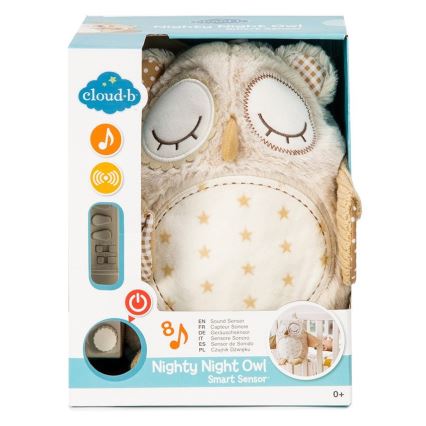 Cloud B - Λούτρινο μουσικό 2xAA κουκουβάγια