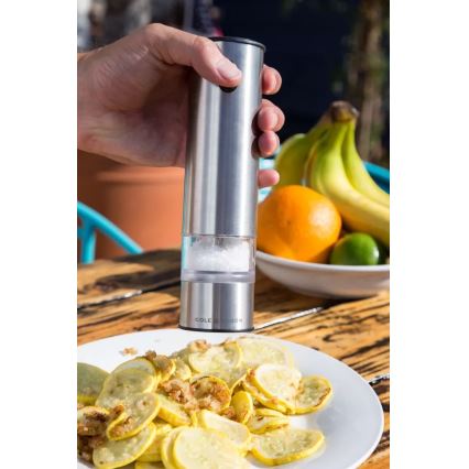 Cole&Mason - Σετ ηλεκτρικών μύλων μπαχαρικών BATTERSEA 2 τεμ. 6xAAA