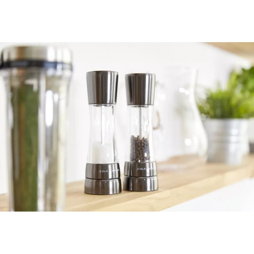 Cole&Mason - Σετ μύλων αλατιού και πιπεριού DERWENT 2 τεμ. 19 εκ. ανθρακί