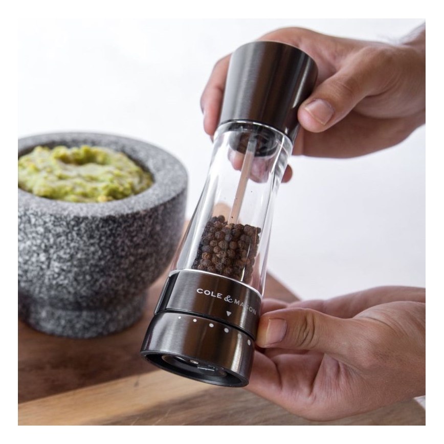 Cole&Mason - Σετ μύλων αλατιού και πιπεριού DERWENT 2 τεμ. 19 εκ. ανθρακί