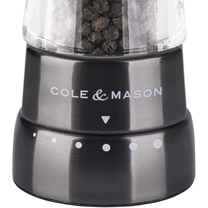 Cole&Mason - Σετ μύλων αλατιού και πιπεριού DERWENT 2 τεμ. 19 εκ. ανθρακί