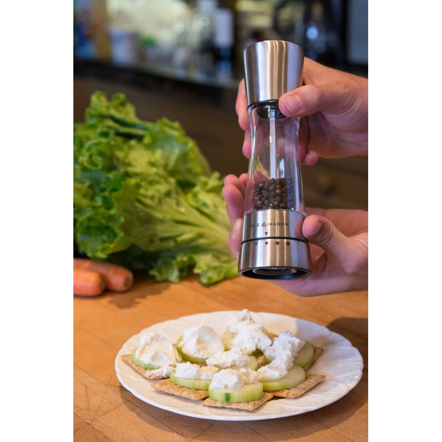 Cole&Mason - Σετ μύλων αλατιού και πιπεριού DERWENT 2 τεμ. 19 εκ. γυαλιστερό χρώμιο