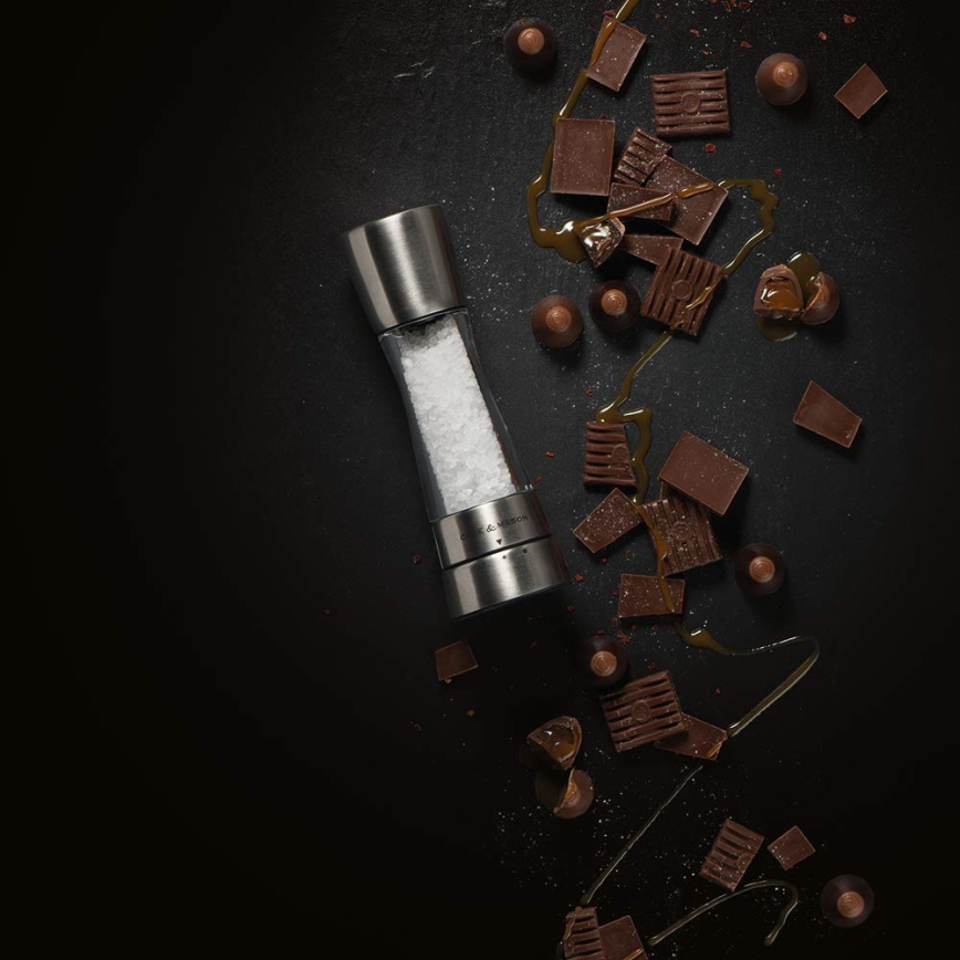 Cole&Mason - Σετ μύλων αλατιού και πιπεριού DERWENT 2 τεμ. 19 εκ. γυαλιστερό χρώμιο