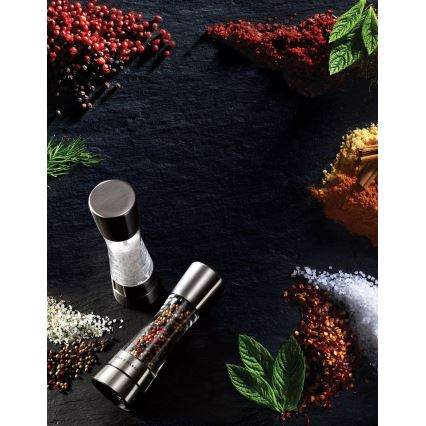 Cole&Mason - Σετ μύλων αλατιού και πιπεριού DERWENT 2 τεμ. 19 εκ. γυαλιστερό χρώμιο