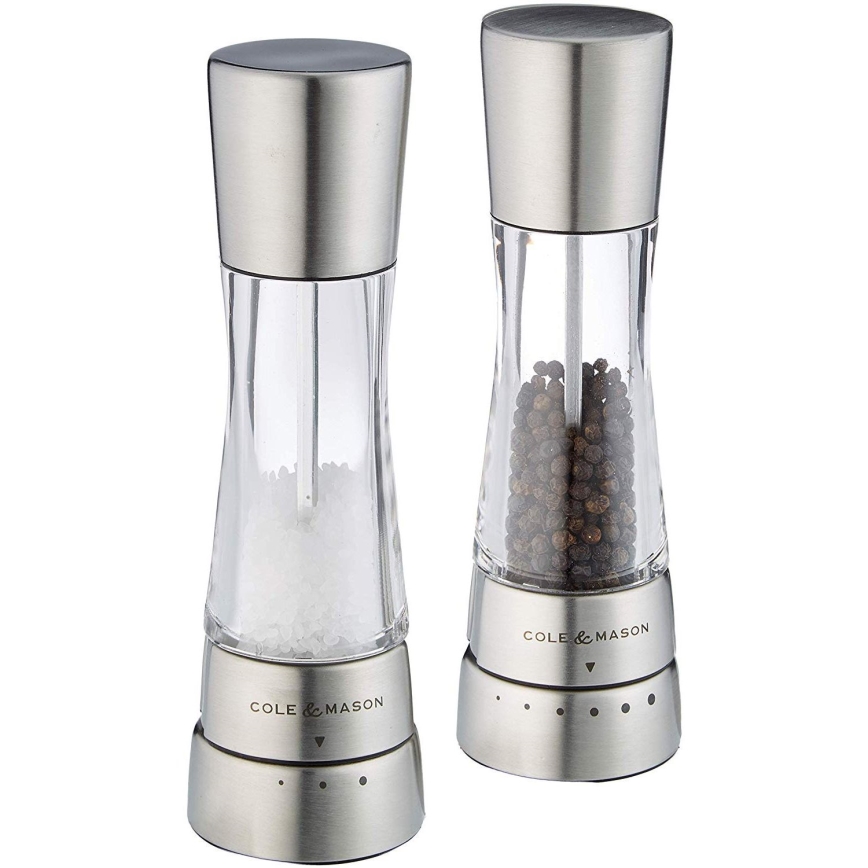 Cole&Mason - Σετ μύλων αλατιού και πιπεριού DERWENT 2 τεμ. 19 εκ. γυαλιστερό χρώμιο