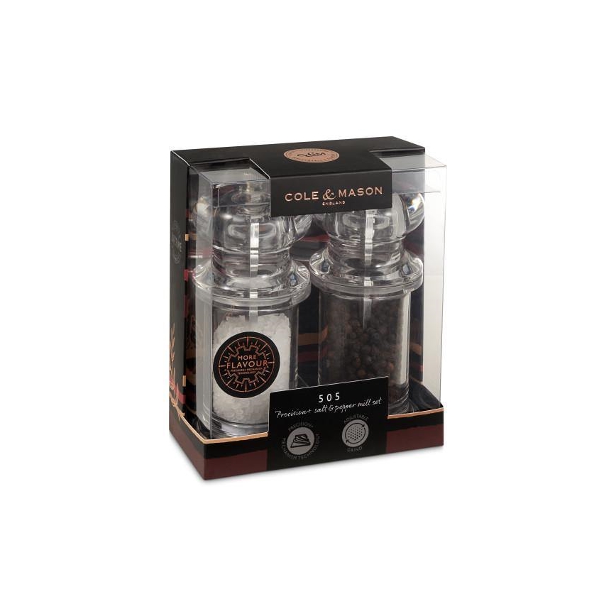 Cole&Mason - Σετ μύλων αλατιού και πιπεριού PRECISION MILLS 2 τεμ. 14 εκ.