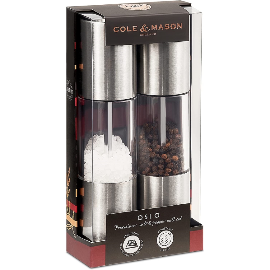 Cole&Mason - Σετ μύλοι αλατιού και πιπεριού OSLO 2 τμχ 18,5 cm