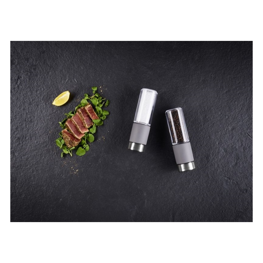 Cole&Mason - Σετ μύλοι αλατιού και πιπεριού REGENT CONCRETE 2 τμχ τσιμέντο 18 cm