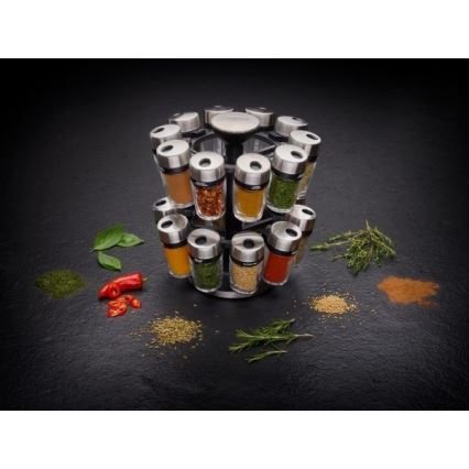 Cole&Mason - Περιστρεφόμενη βάση με μπαχαρικά MASTER 21 τεμ.