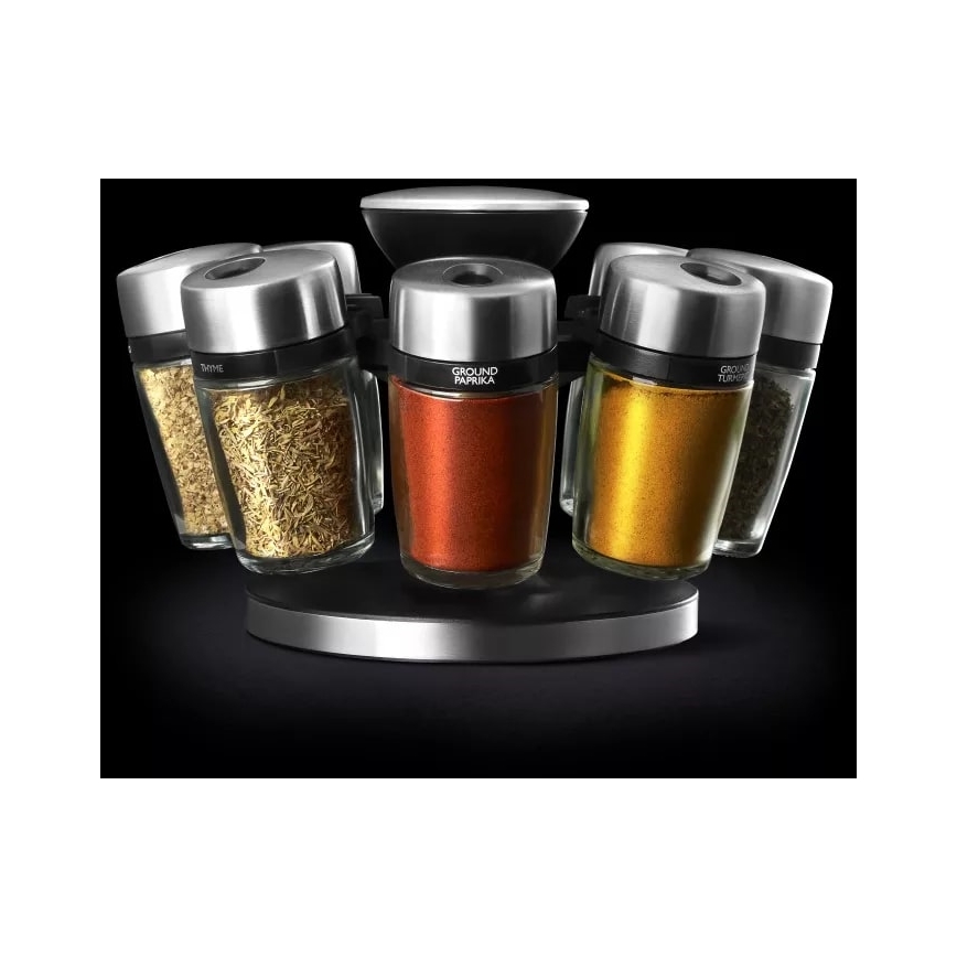 Cole&Mason - Περιστρεφόμενη βάση με μπαχαρικά MASTER 9 τεμ.