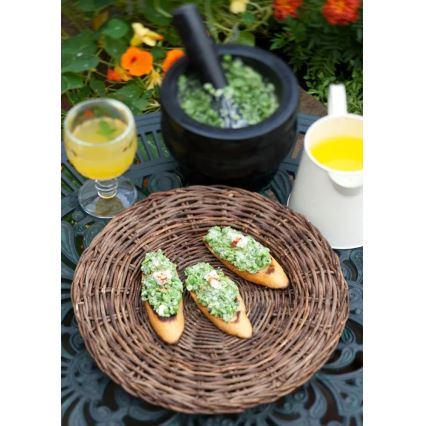 Cole&Mason - Γρανιτένιος γουδοχέρης με γουδοχέρι GRANITE διάμ. 18 εκ. γρανίτης/μαύρο