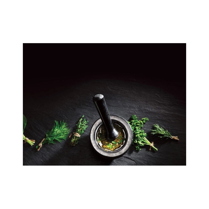 Cole&Mason - Γουδί από γρανίτη με γουδοχέρι GRANITE διάμετρος 14 cm γρανίτης/μαύρο