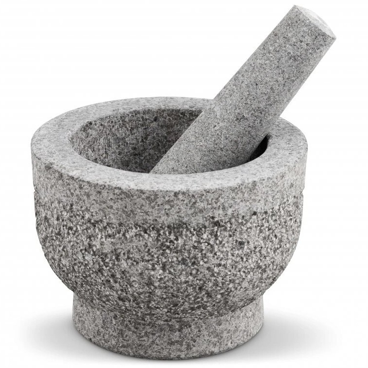 Cole&Mason - Γουδί από γρανίτη με γουδοχέρι GRANITE διάμετρος 15 cm γρανίτης/γκρι