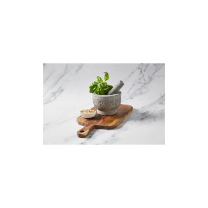 Cole&Mason - Γουδί από γρανίτη με γουδοχέρι GRANITE διάμετρος 15 cm γρανίτης/γκρι