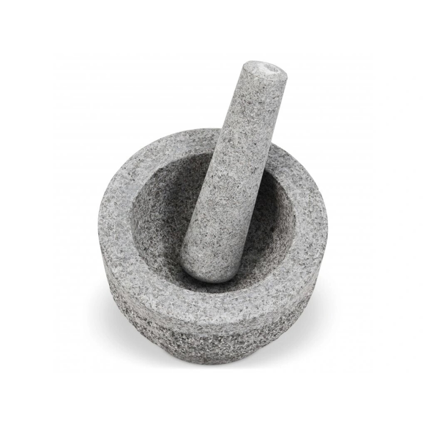 Cole&Mason - Γουδί από γρανίτη με γουδοχέρι GRANITE διάμετρος 15 cm γρανίτης/γκρι