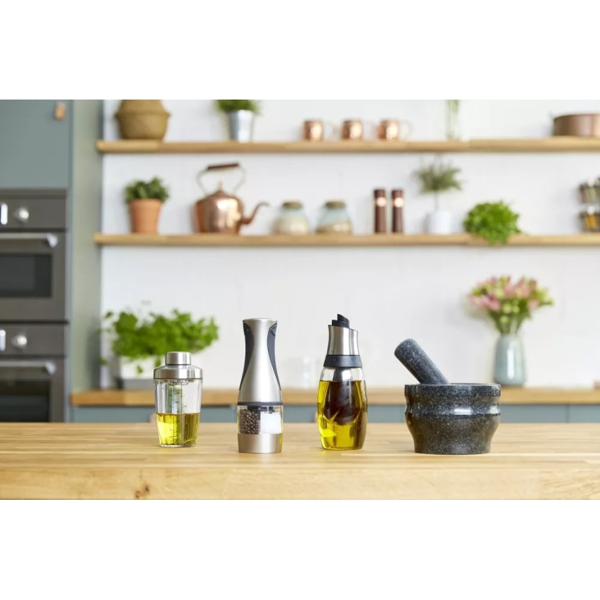 Cole&Mason - Γουδί από γρανίτη με γουδοχέρι GRANITE διάμετρος 18 cm γρανίτης/μαύρο