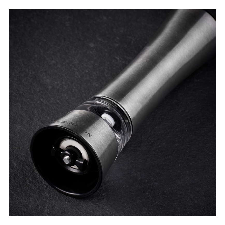 Cole&Mason - Ηλεκτρικό salt or pepper grinder BURFORD 4xAAA 18 cm ματ χρώμιο