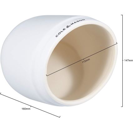 Cole&Mason - Κεραμικό δοχείο αλατιού WHITMORE