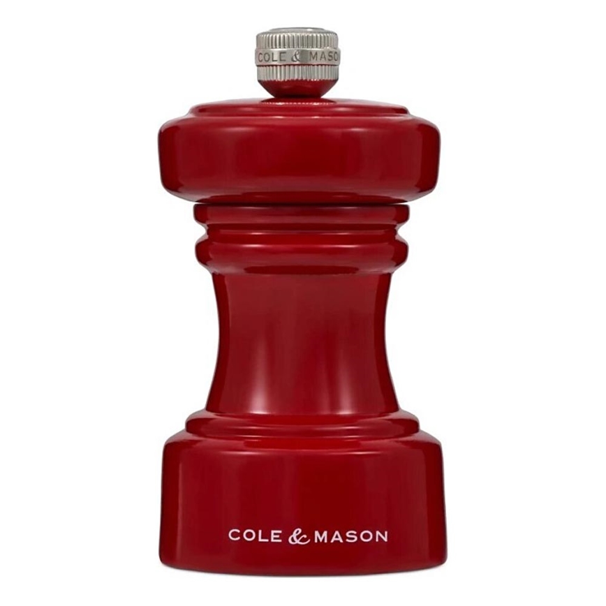 Cole&Mason - Μύλος αλατιού HOXTON 10,4 cm οξιά/κόκκινο