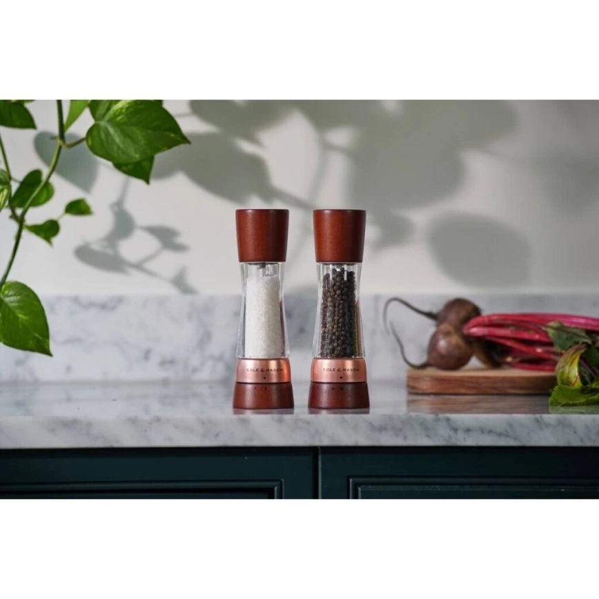 Cole&Mason - Μύλος αλατιού και πιπεριού DERWENT 2 τμχ 19 cm οξιά/καφέ