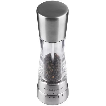 Cole&Mason - Μύλος πιπεριού DERWENT 19 εκ. γυαλιστερό χρώμιο