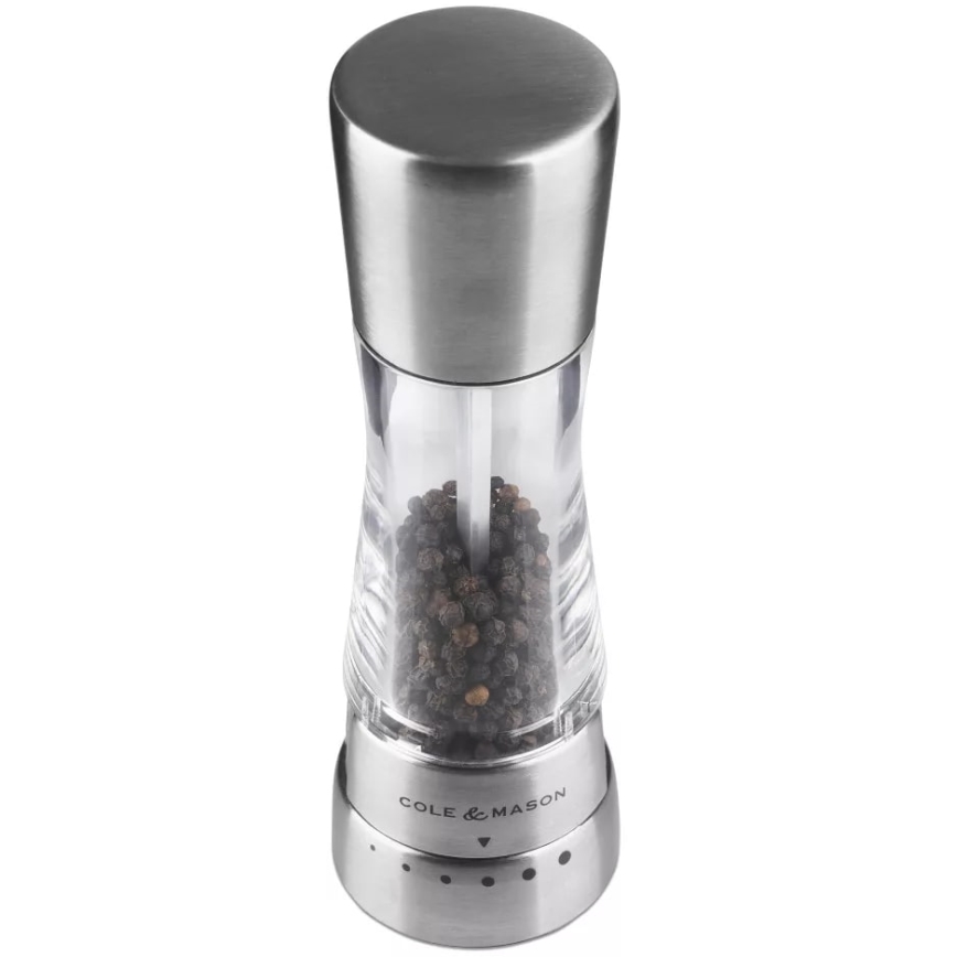 Cole&Mason - Μύλος πιπεριού DERWENT 19 εκ. γυαλιστερό χρώμιο