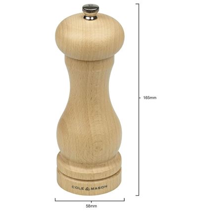 Cole&Mason - Μύλος πιπεριού CAPSTAN BEECH οξιά 16,5 cm