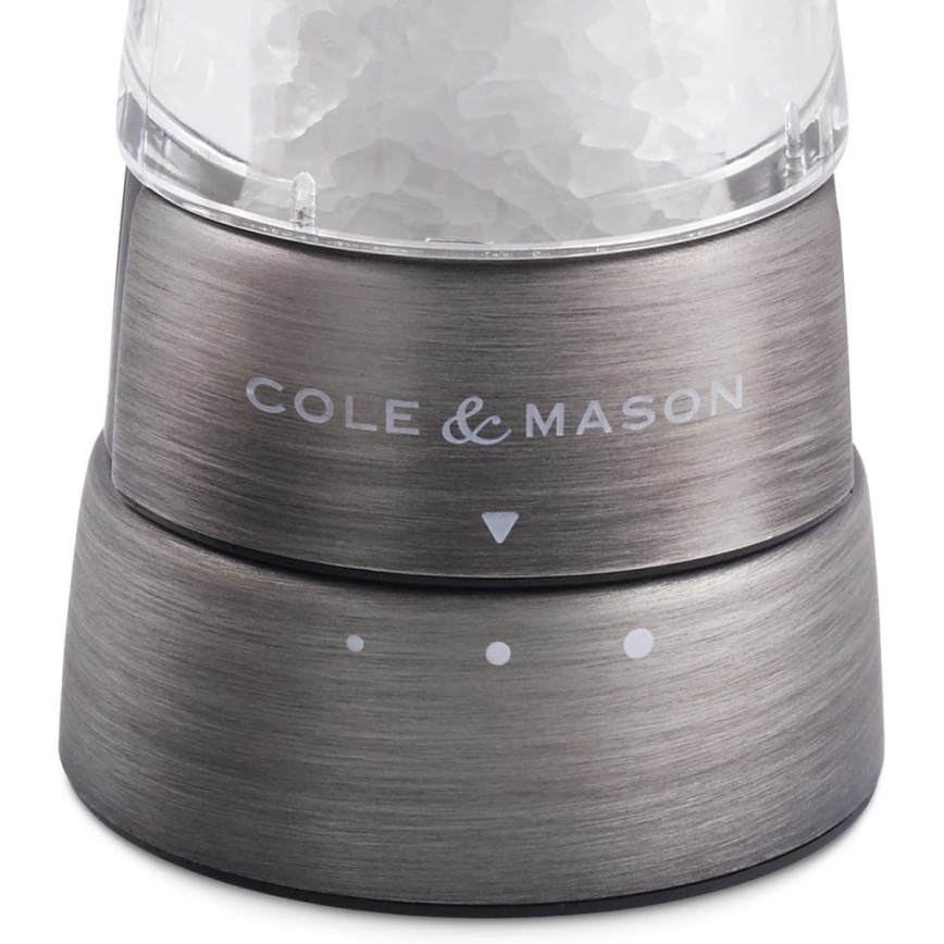 Cole&Mason - Σετ μύλοι αλατιού και πιπεριού DERWENT 2 τμχ 19 cm ματ χρώμιο